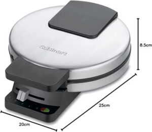 Cuisinart, Máquina de Waffle, 1100W, Aço Inox - 127V